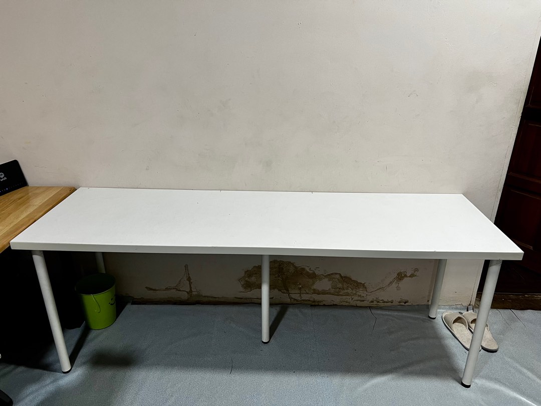 Ikea lagkapten table with 5 table leg ikea adils, Furniture & Home