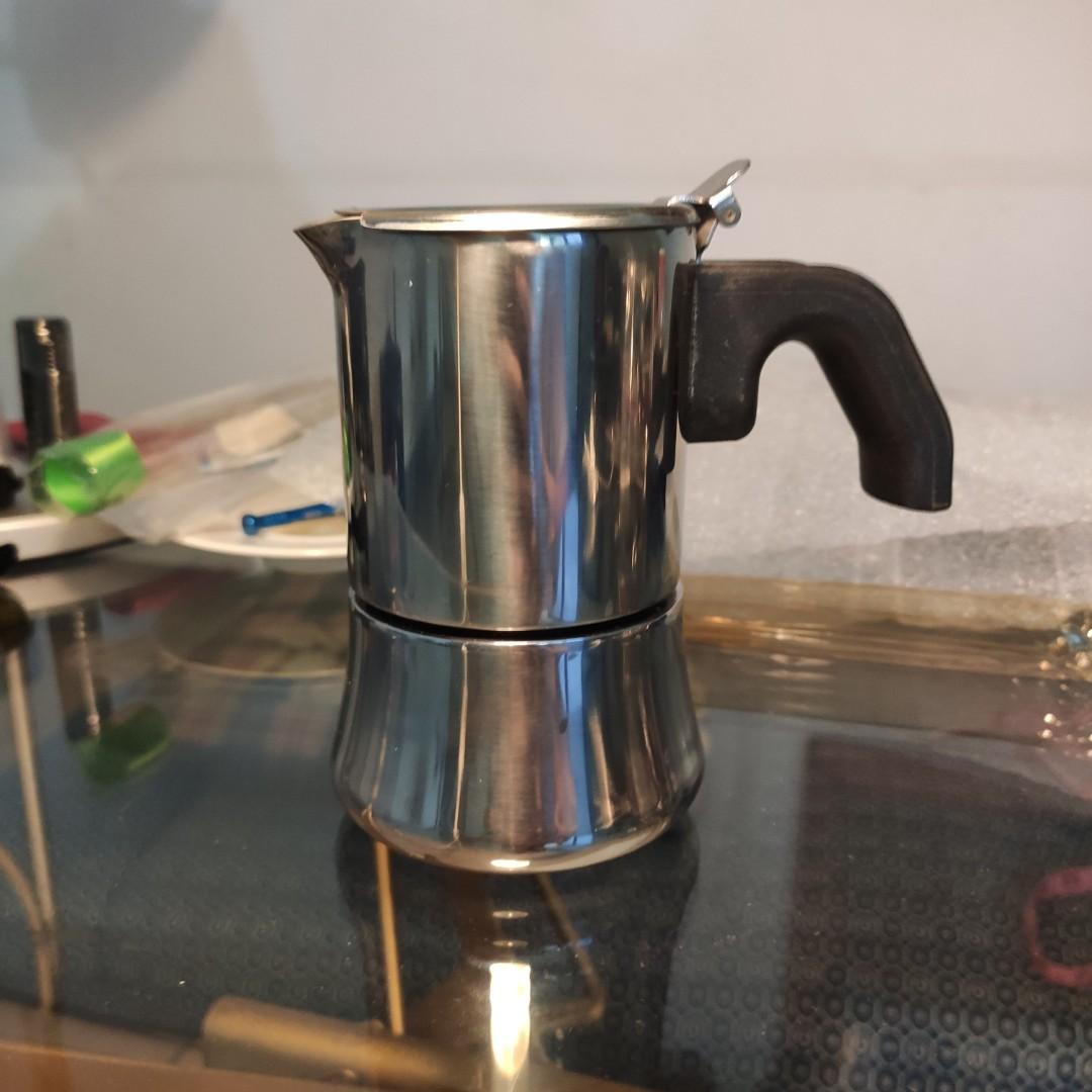 ikea義式濃縮咖啡摩卡壺 moka pot coffee espresso, 電視及其他電器 , 廚房用品, 咖啡機及咖啡壺在旋轉拍賣