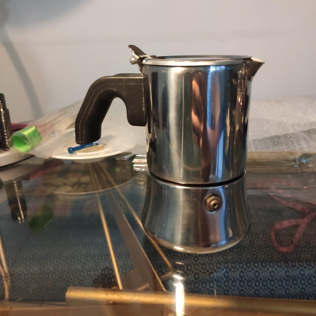 ikea義式濃縮咖啡摩卡壺 moka pot coffee espresso, 電視及其他電器 , 廚房用品, 咖啡機及咖啡壺在旋轉拍賣