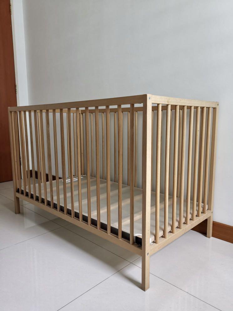 Ikea best sale beech crib