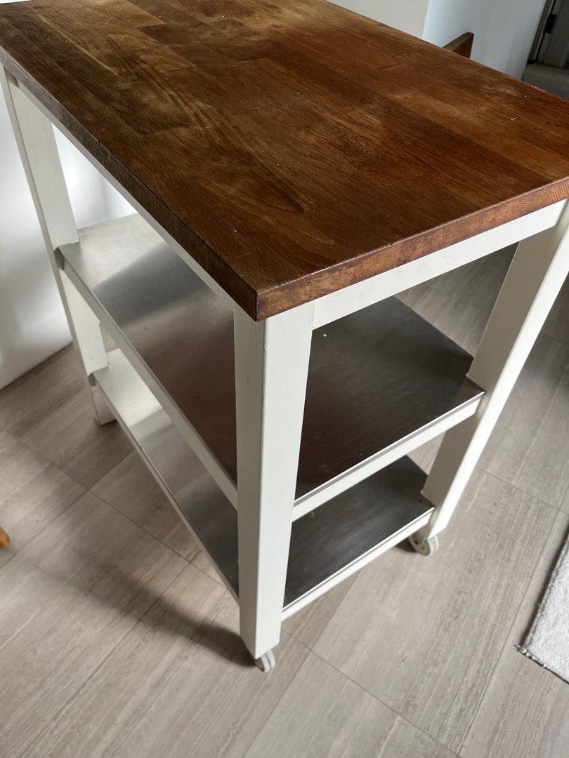 IKEA STENSTORP Kitchen Cart trolley, Furniture & Home Living, Furniture