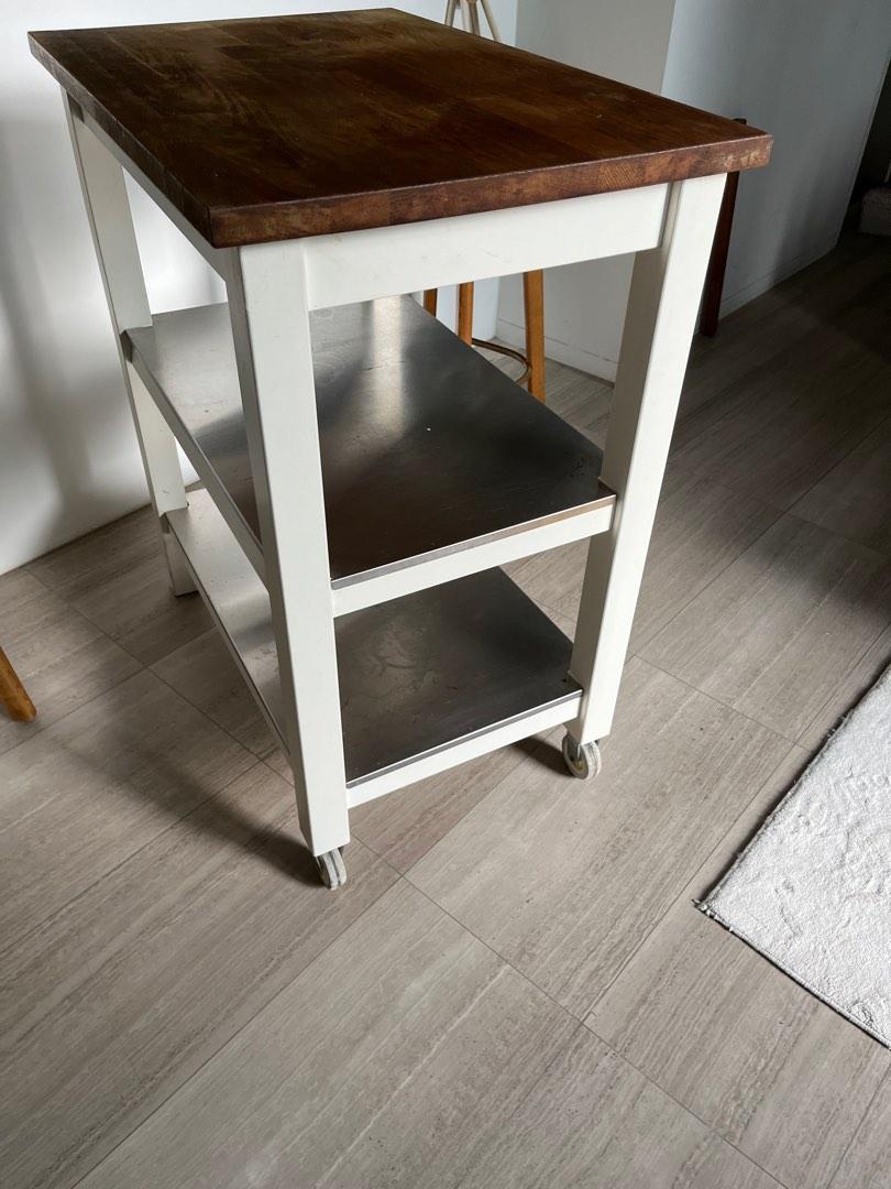 IKEA STENSTORP Kitchen Cart trolley, Furniture & Home Living, Furniture