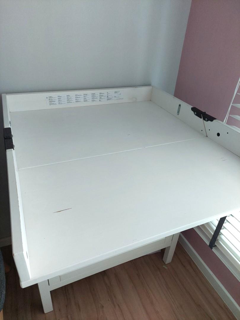 IKEA Sundvik baby changing table in white, Babies & Kids, Baby Nursery