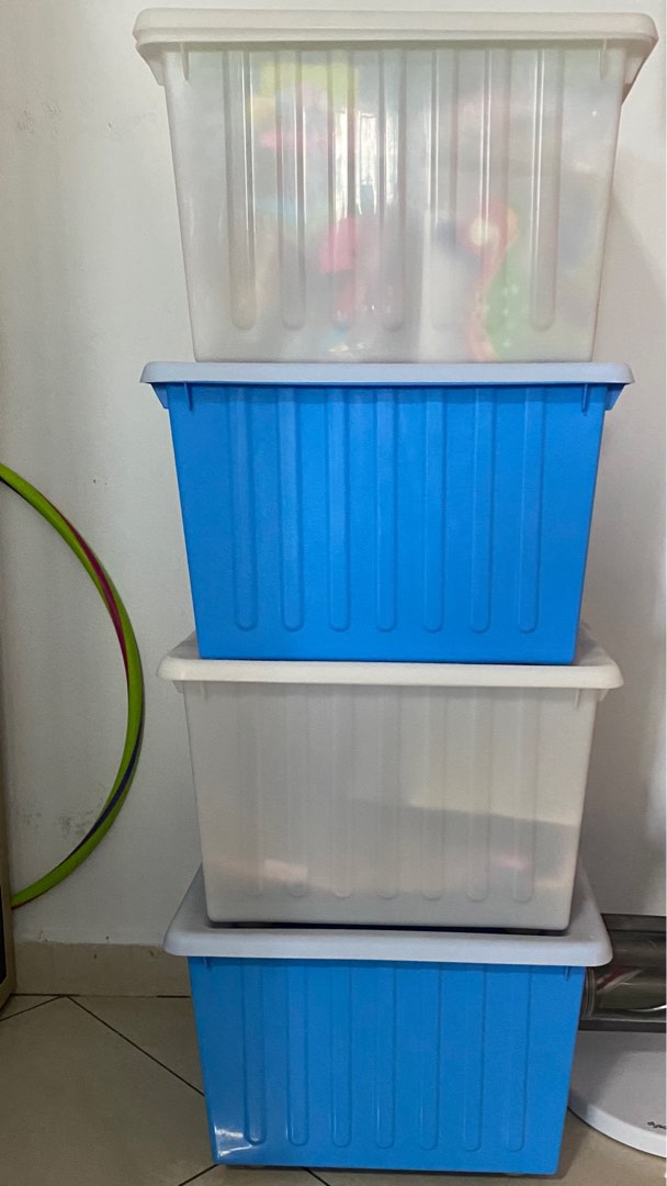 Ikea VESSLA storage box, Furniture & Home Living, Home Improvement