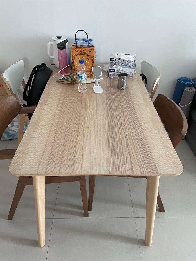 IKEA wooden table 40, Furniture & Home Living, Furniture, Tables