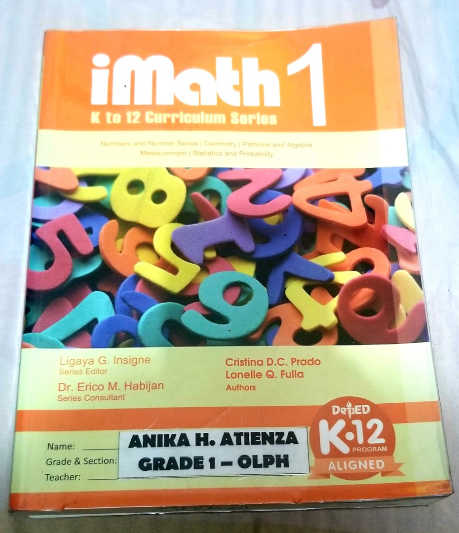 iMath 1, Hobbies & Toys, Books & Magazines, Textbooks on Carousell