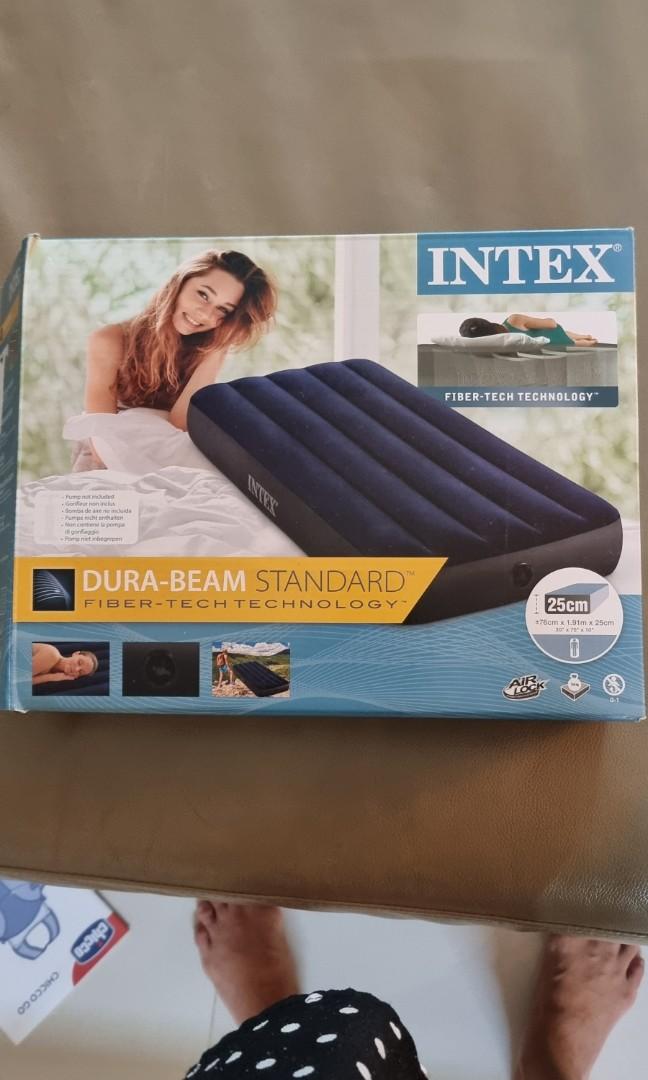 Intex Air Bed Single, Furniture & Home Living, Furniture, Bed Frames