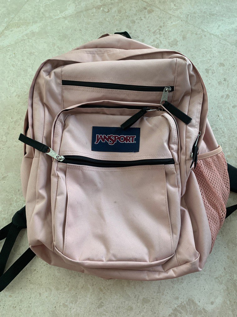 Jansport backpack baby pink, Women's Fashion, Bags & Wallets, Backpacks