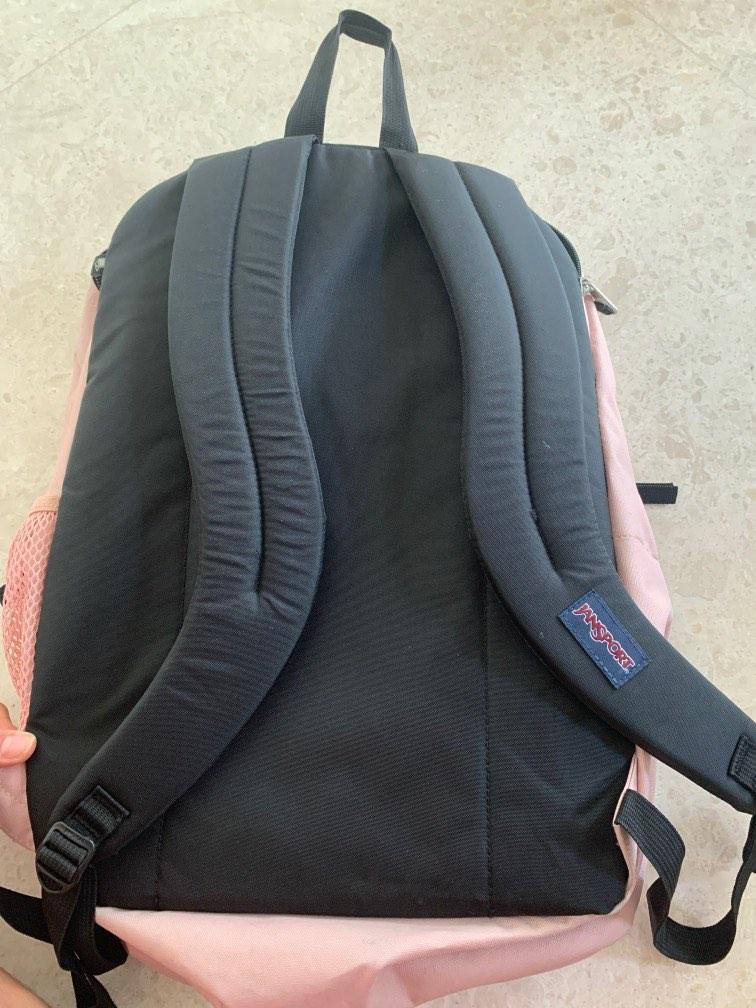 Jansport backpack baby pink, Women's Fashion, Bags & Wallets, Backpacks
