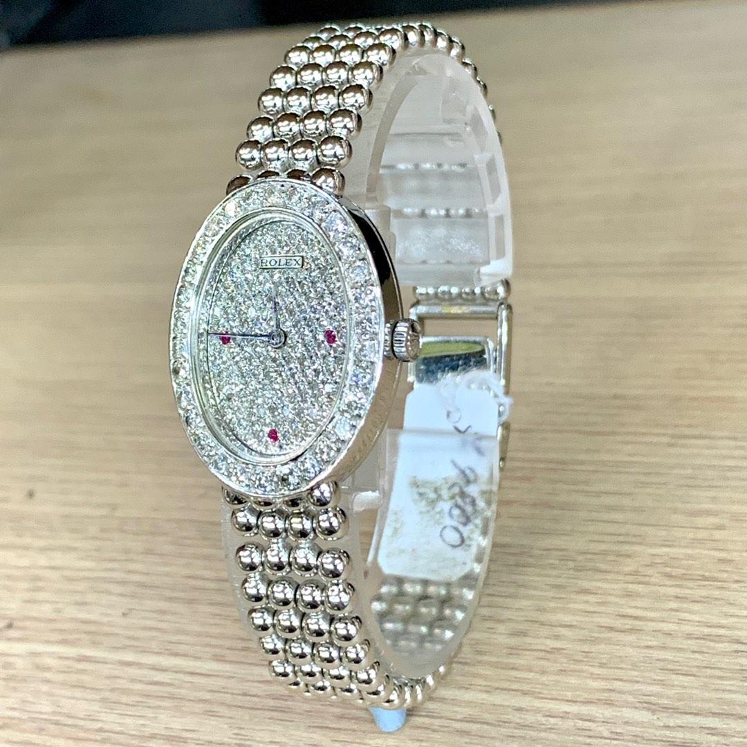 JE- Rolex Fully Custom Made Lady’s Watch, Luxury, Watches on Carousell