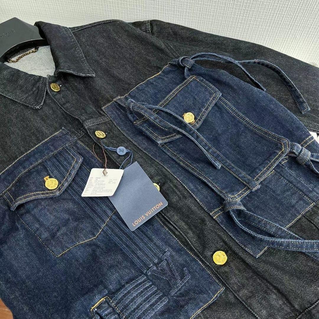 Louis Vuitton Karakoram Denim Jacket BLACK. Size 50