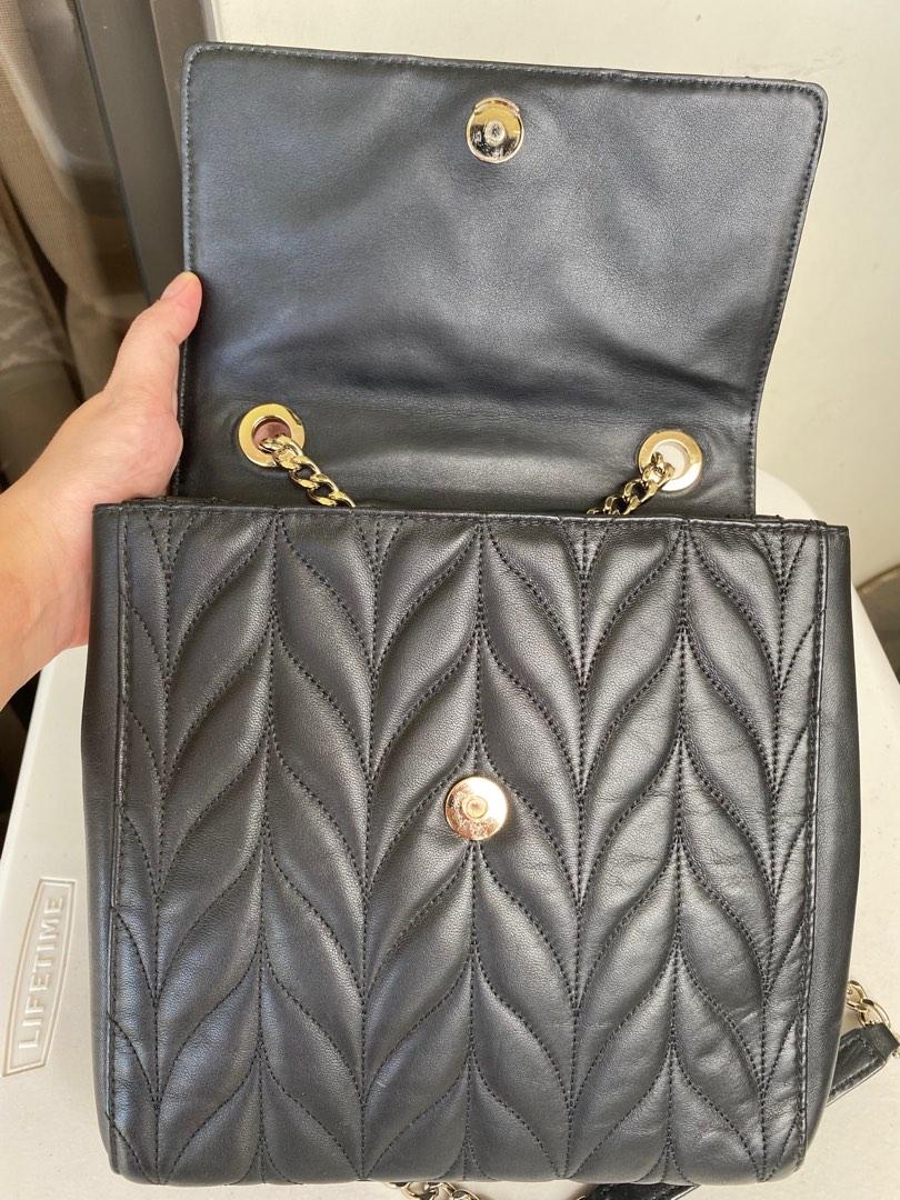 Kate Spade 2 Way Briar Lane Quilted Black Backpack Women s Fashion Bags Wallets Shoulder Bags on Carousell