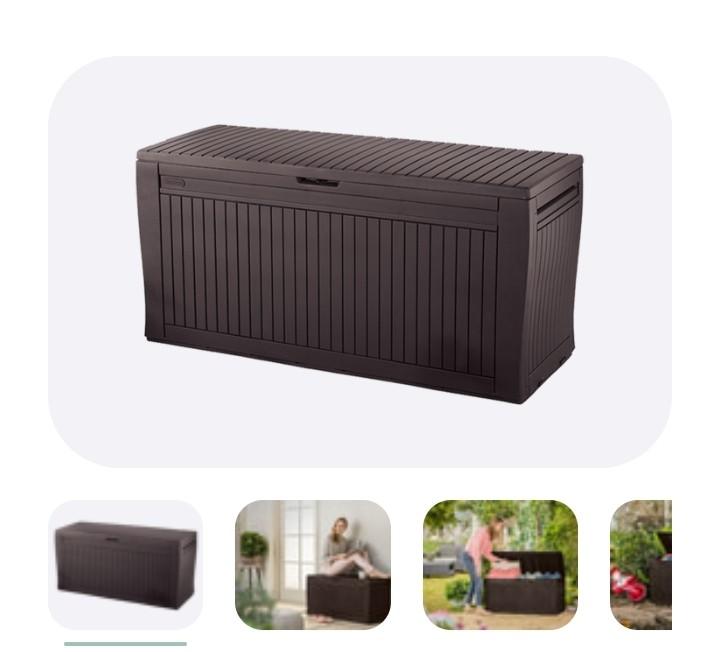 Keter storage box, Furniture & Home Living, Outdoor Furniture on Carousell