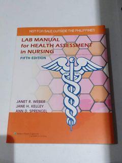 Lab manual for health assessment in nursing