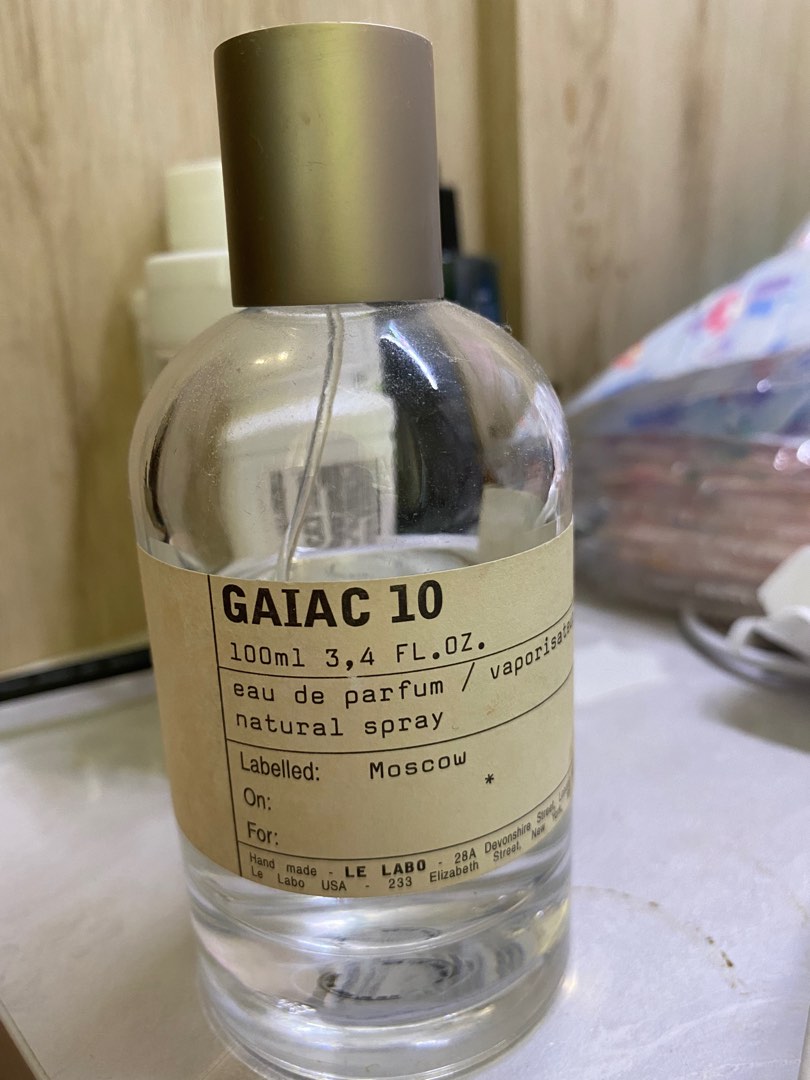 Le Labo 香水Gaiac 10 100ML (已用部份)如圖, 美容＆化妝品, 健康及