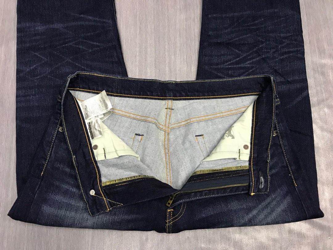 Levis 505 Original Butik Blue Jeans, Men's Fashion, Bottoms, Jeans