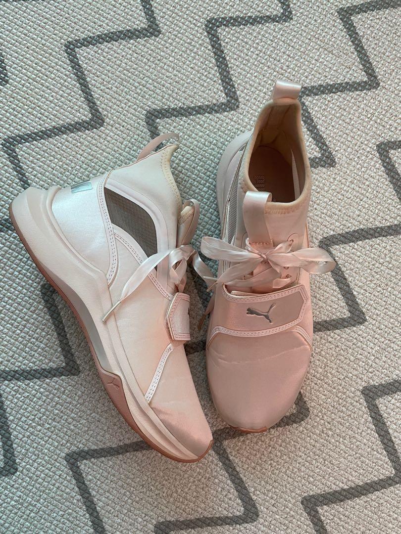 Puma womens selena gomez pink phenom trainers clearance