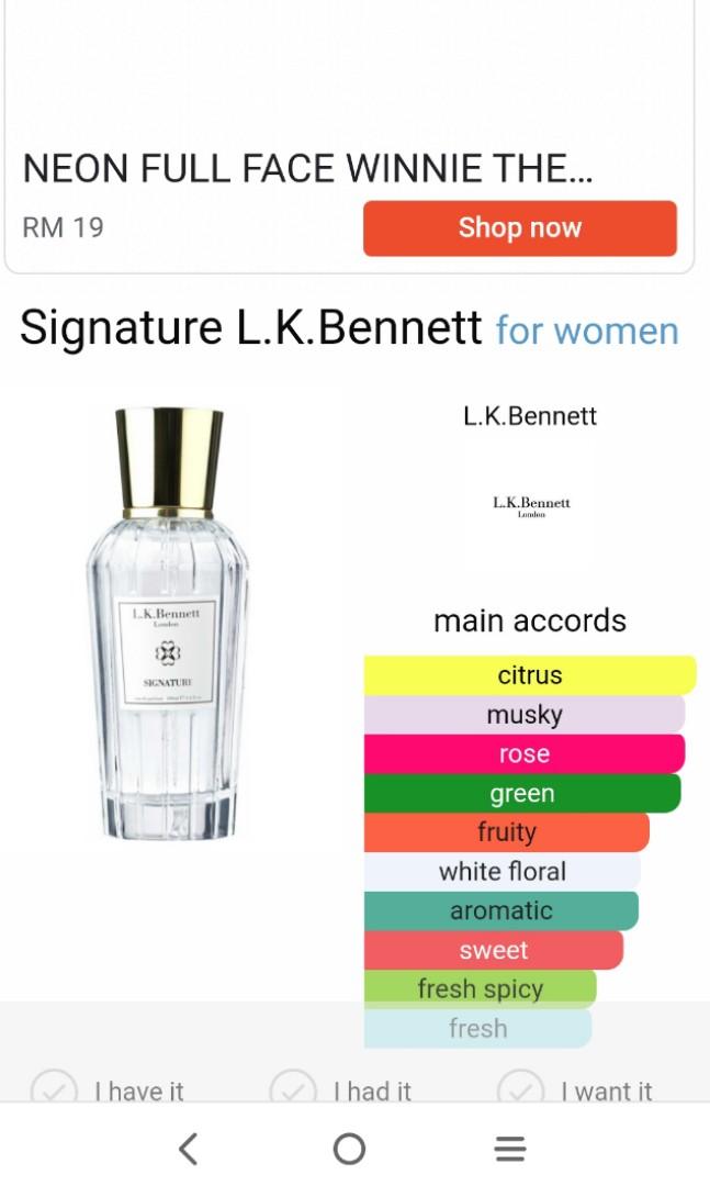 Lk bennett perfume best sale 100ml