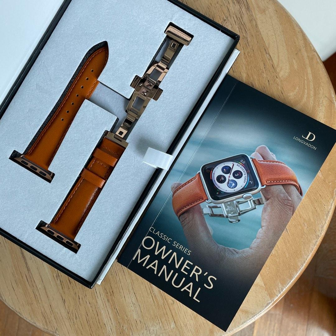 Longvadon Apple Watch Strap Mobile Phones Gadgets Wearables Smart Watches on Carousell
