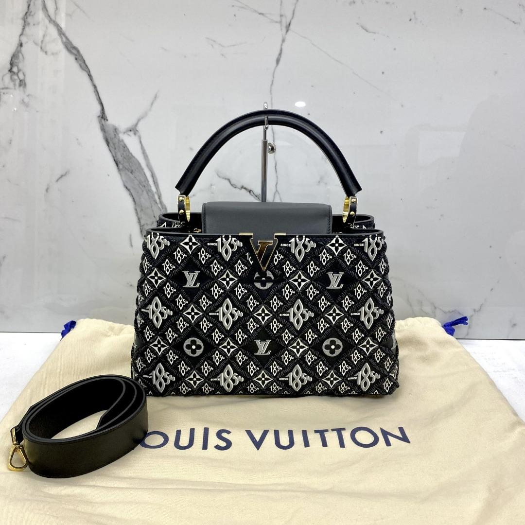 [DISCOUNTED] LOUIS VUITTON SINCE 1854 CAPUCINES MM RFID 2-WAY SHOULDER BAG  227021933