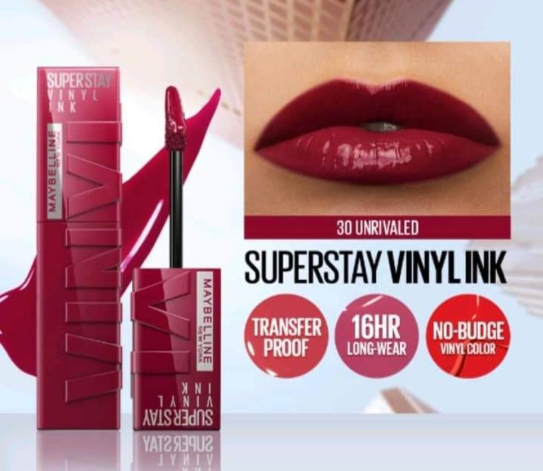 Maybelline Vinyl Ink, Beauty & Personal Care, Face, Makeup on Carousell