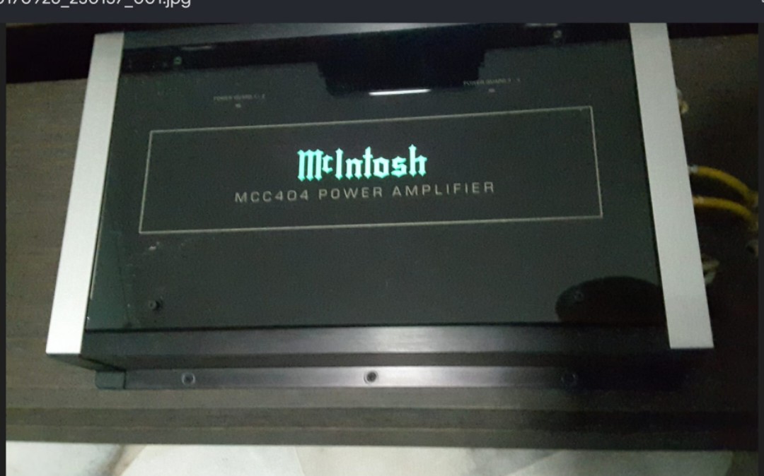 McIntosh MCC404M Power Amplifier, Audio, Soundbars, Speakers 