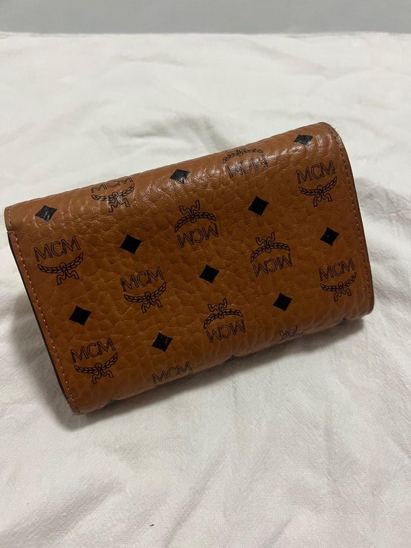 MCM Trifold Wallet in Visetos Original, Women's Fashion, Bags & Wallets, Wallets & Card Holders