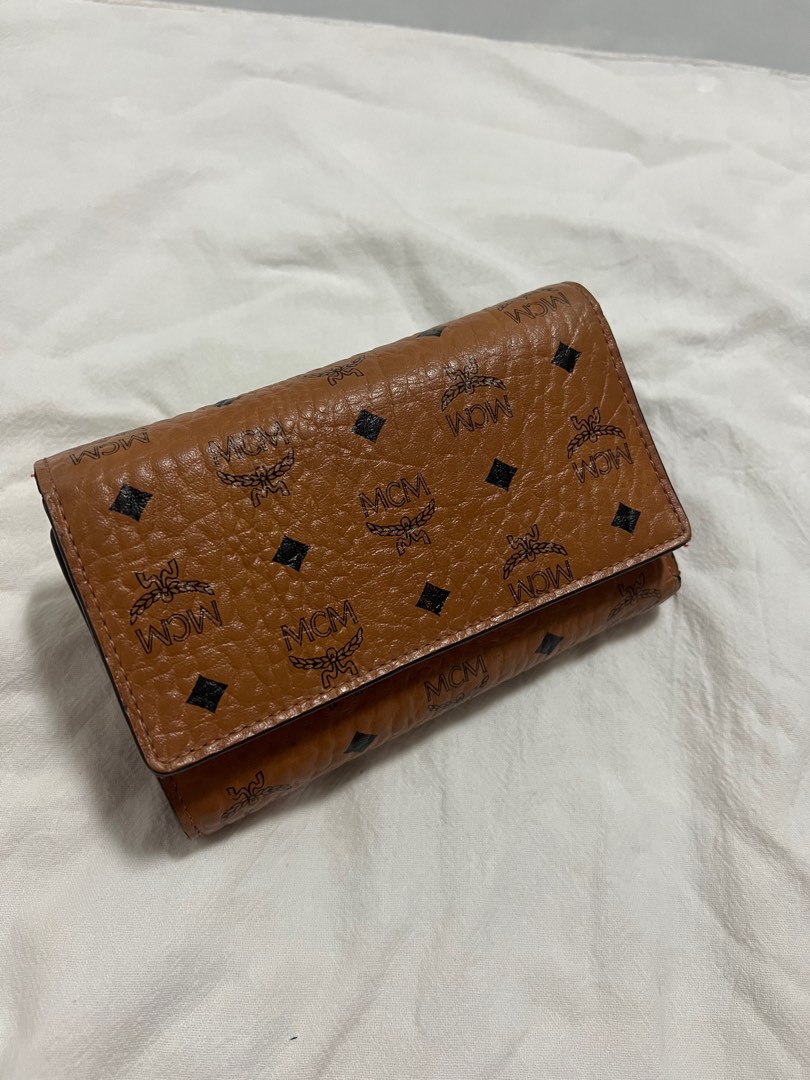 MCM Trifold Wallet in Visetos Original, Women's Fashion, Bags & Wallets, Wallets & Card Holders