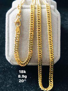 Men's Necklace chain saudi gold