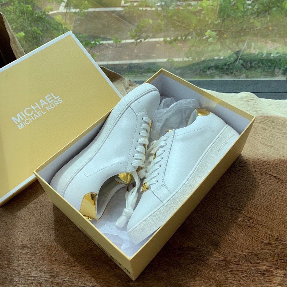 Michael michael kors irving shop leather and logo sneaker