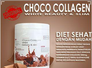 Minuman choco collagen white&slim