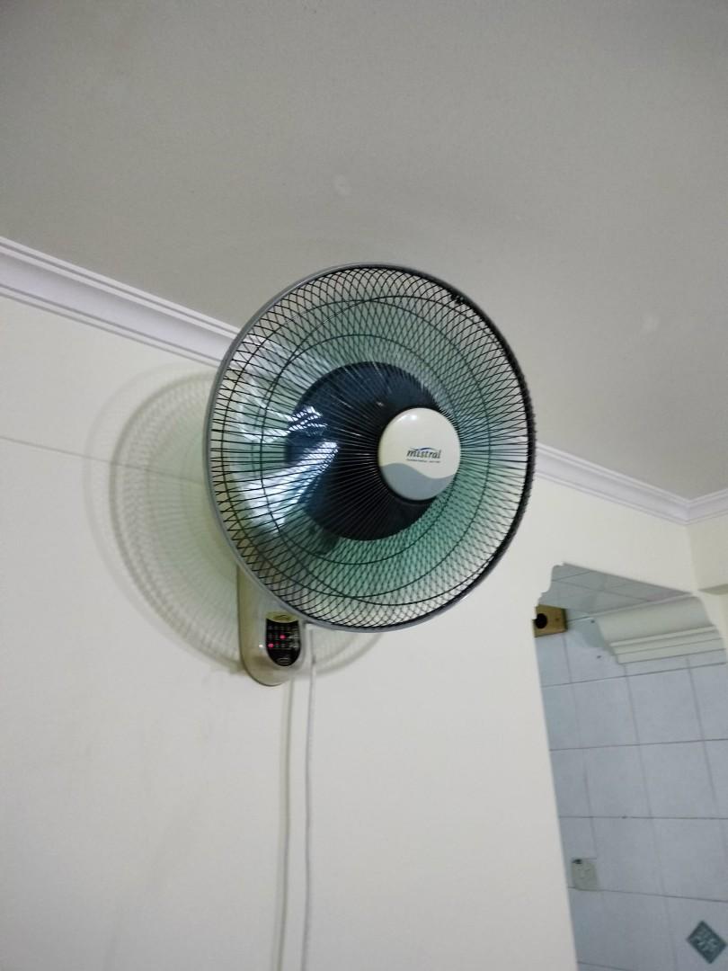 Mistral wall mounted fan, Furniture & Home Living, Lighting & Fans