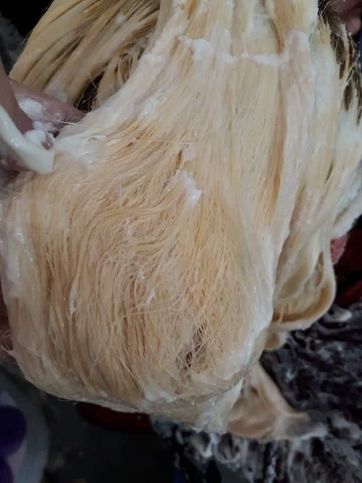 [ HAIR BLEACHING POWDER ] Moge Ammonia Free Hair Salon Product Good