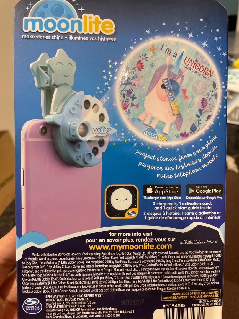 Moonlite Storybook-Projektor Fürs Smartphone - Projiziert Kinderbuch-Bilder An Die Wand