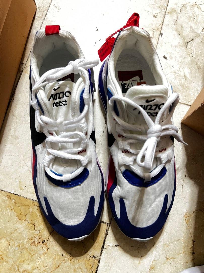 mens nike react blue