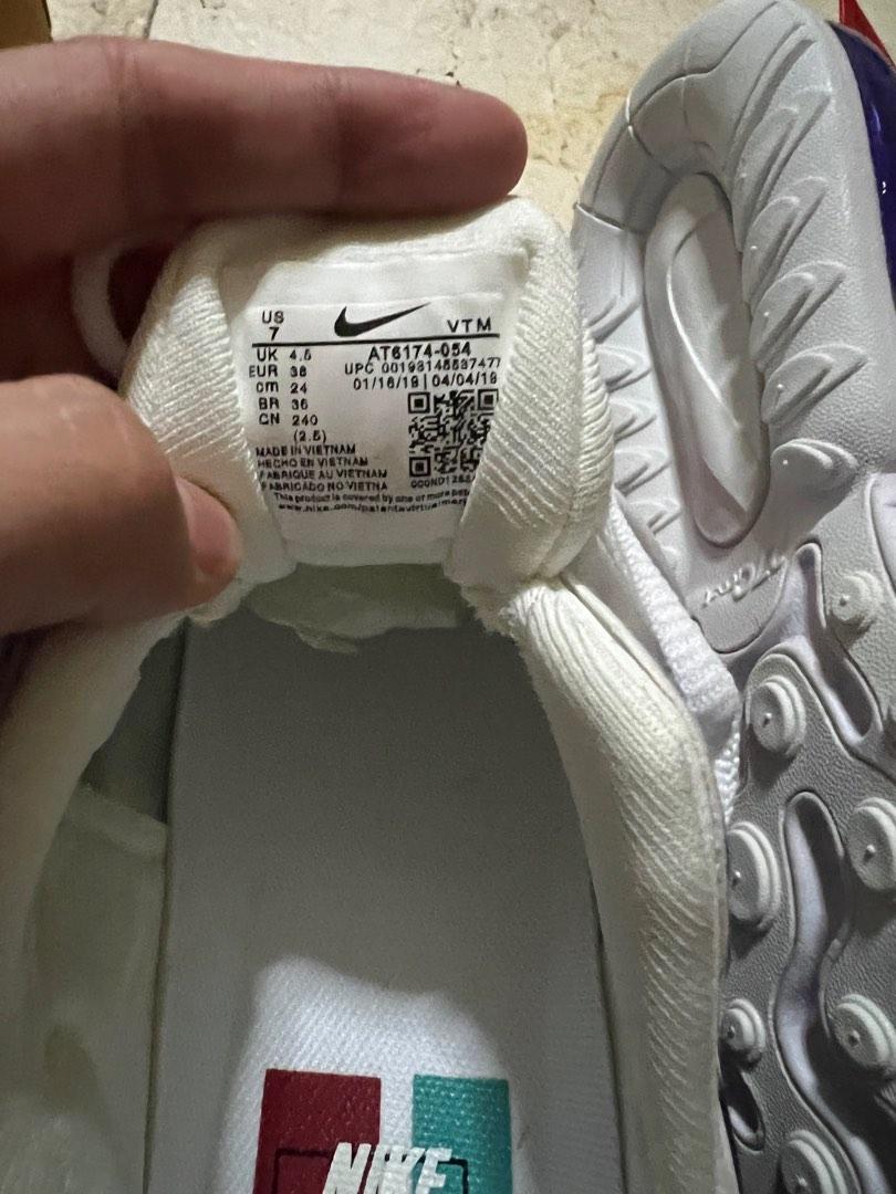 mens nike react blue