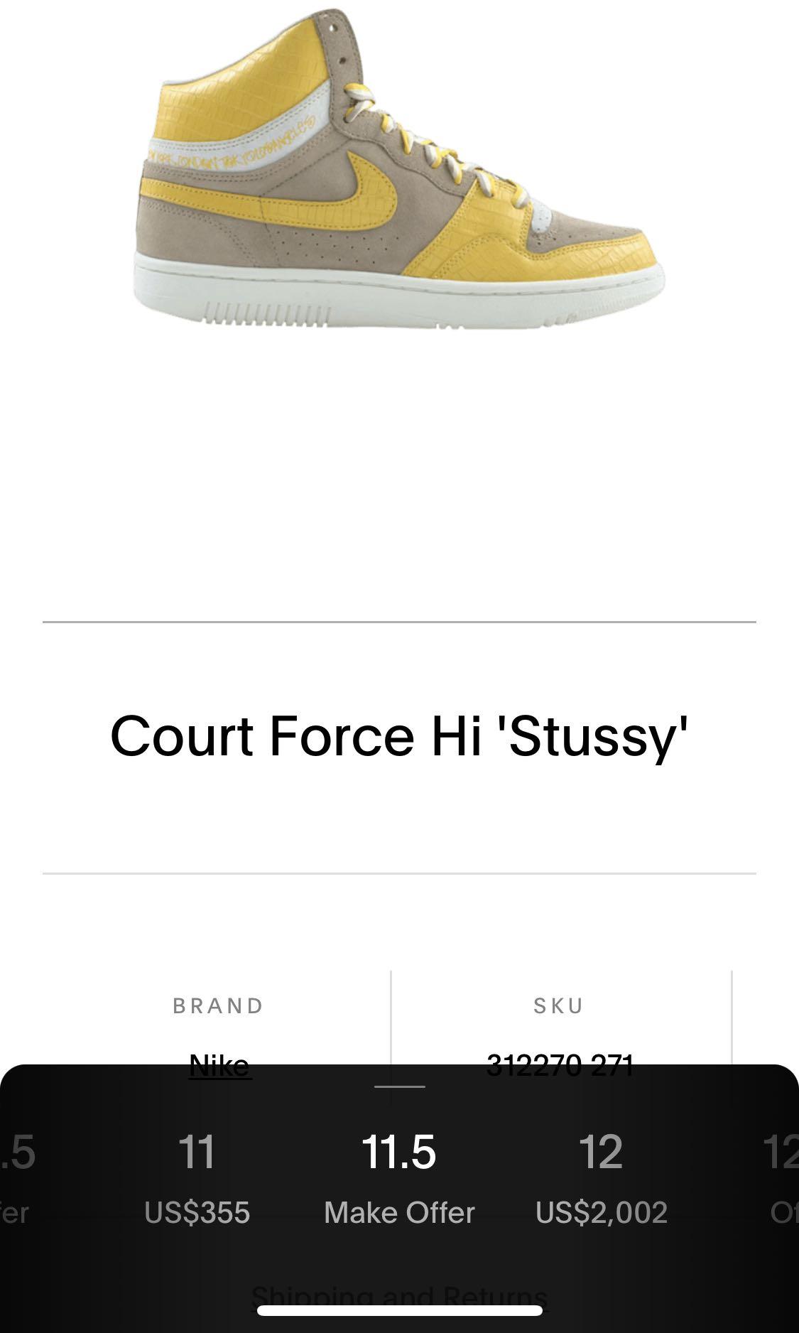 Nike Court Force High 1984 Olympic Men #39 s Fashion Footwear Sneakers