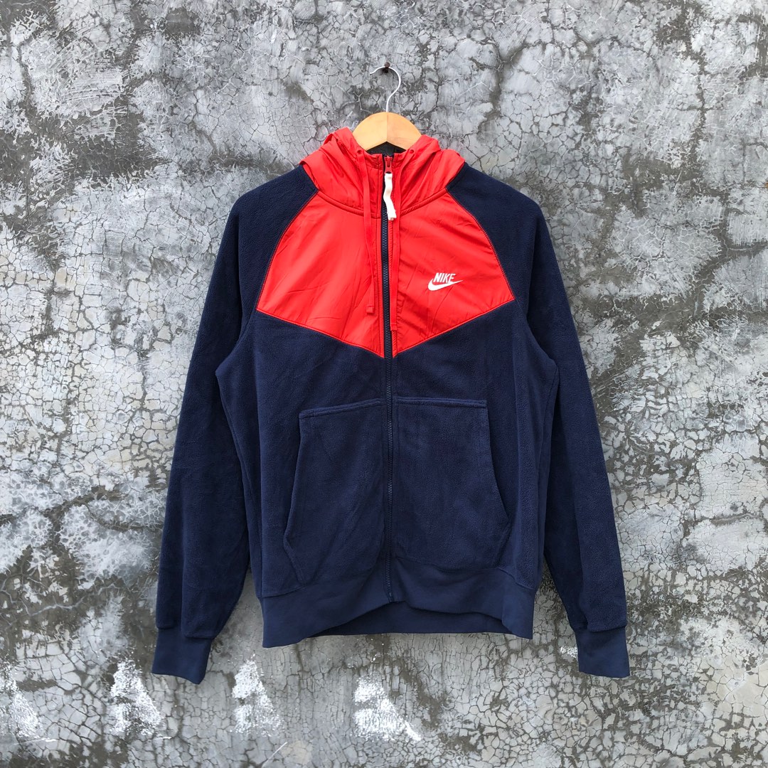 Nike Fleece Hoodie Sherpa, Men's Fashion, Coats, Jackets and Outerwear ...