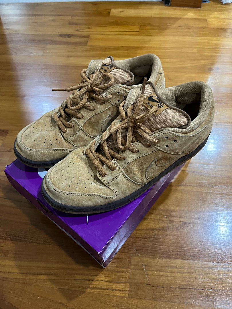 sb dunk low pro wheat