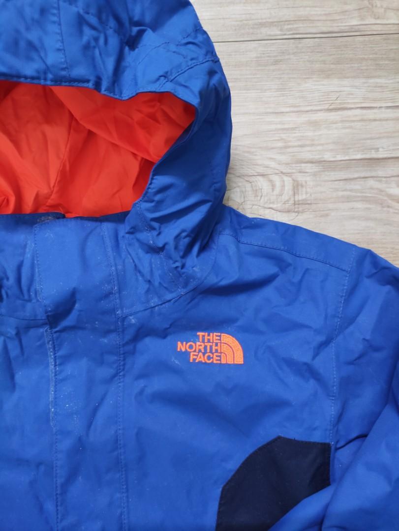 North face blue and orange outlet jacket