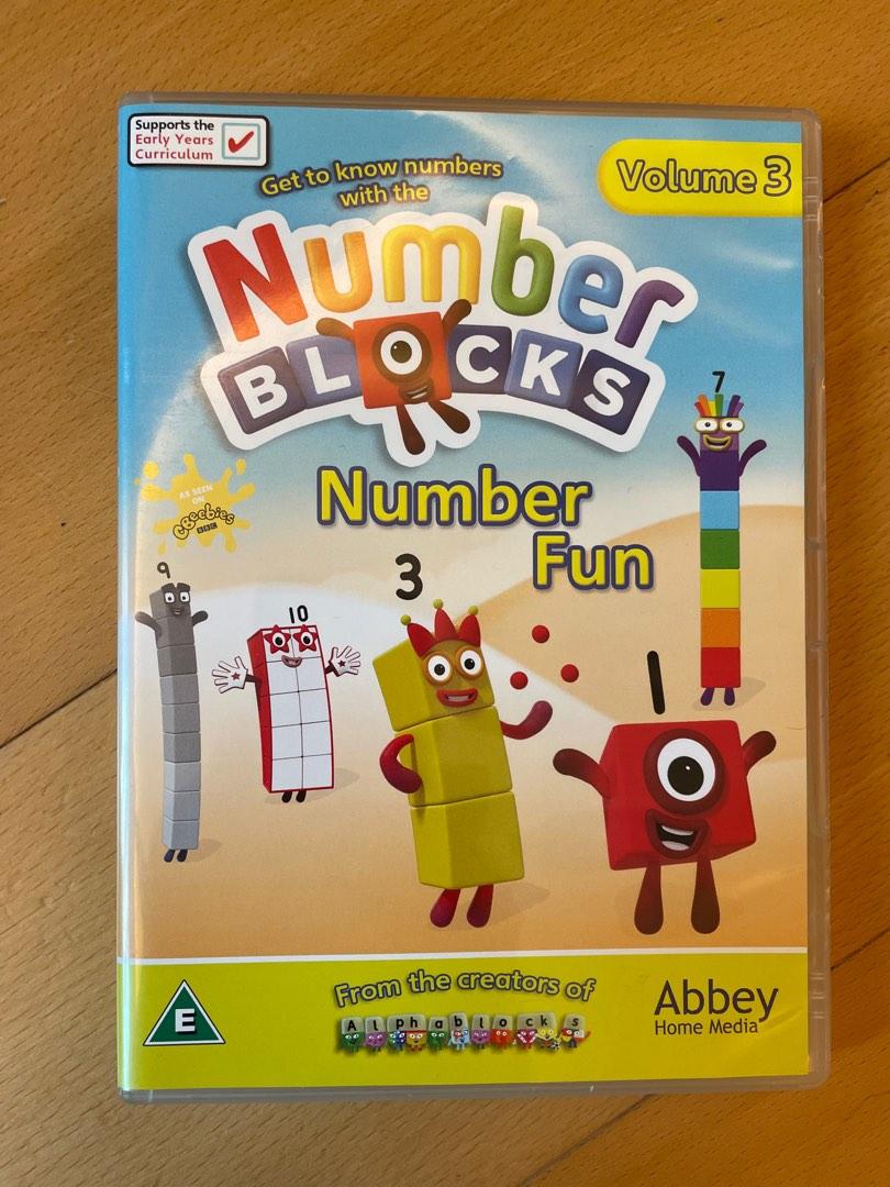 Number Blocks DVD Vol 1-4, 興趣及遊戲, 音樂、樂器& 配件, 音樂與 
