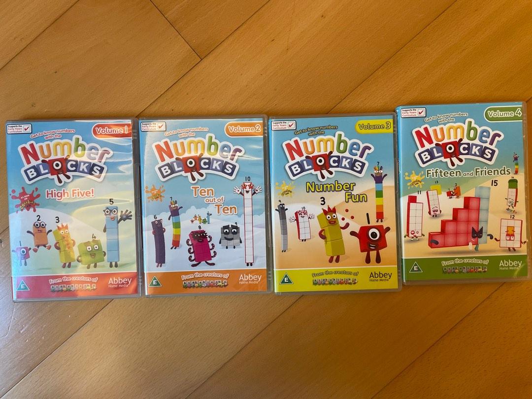 Number Blocks DVD Vol 1-4, 興趣及遊戲, 音樂、樂器& 配件, 音樂與 