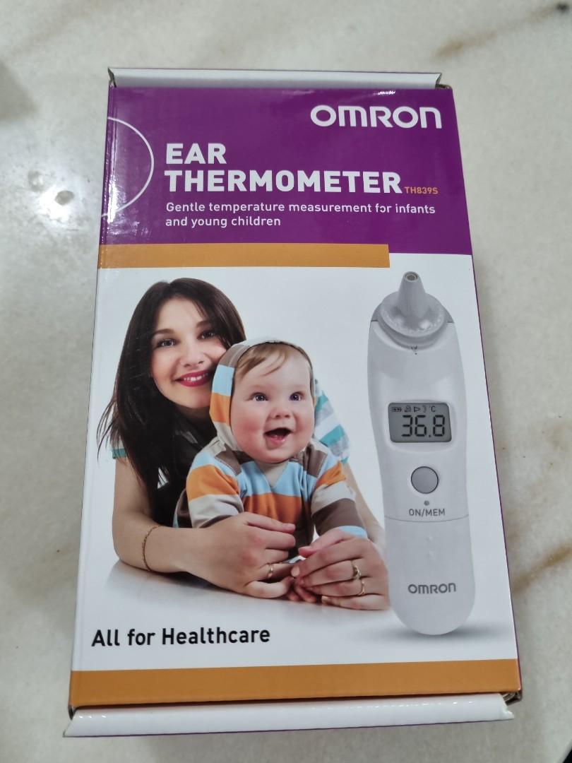 Omron ear thermometer TH839S, Health & Nutrition, Thermometers on Carousell