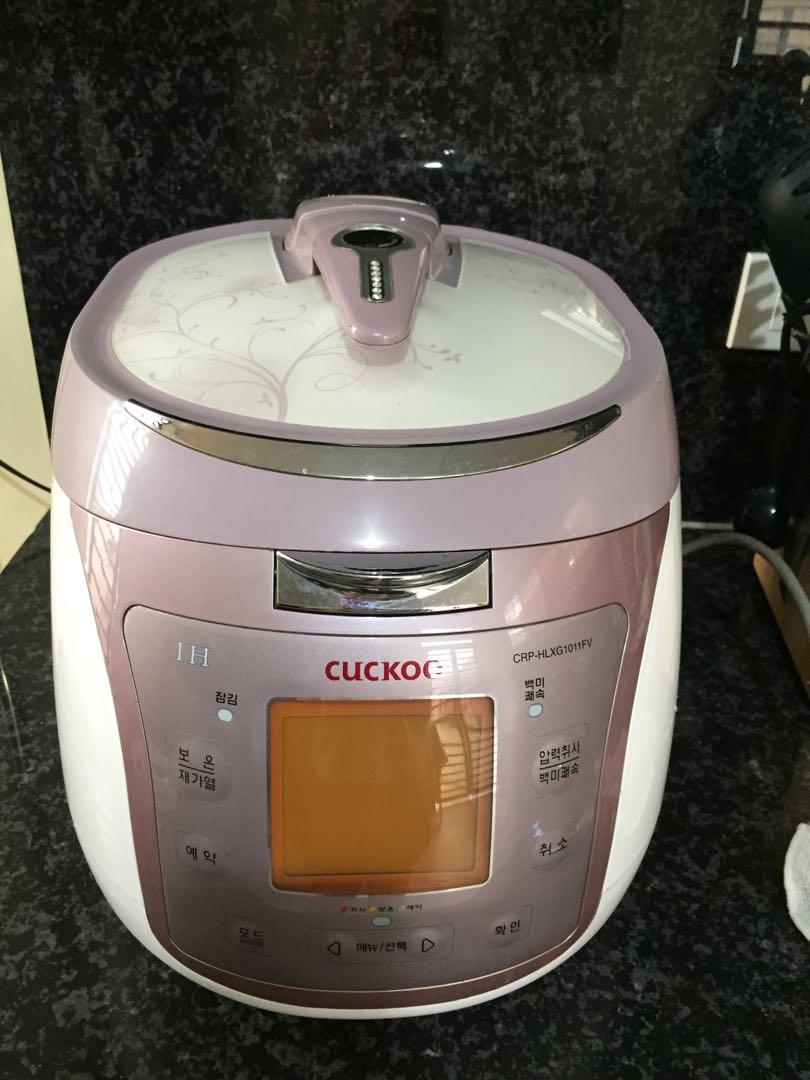 Original Preloved Cuckoo 10 Cups Rice Cooker Pressure Cooker, TV & Home
