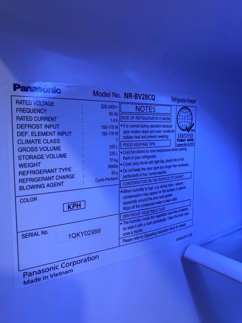 Panasonic Refrigerator, TV & Home Appliances, Kitchen Appliances