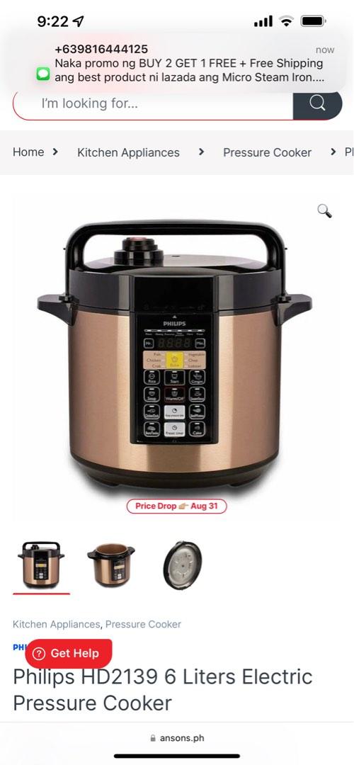 Philips Pressure Cooker, TV & Home Appliances, Kitchen Appliances