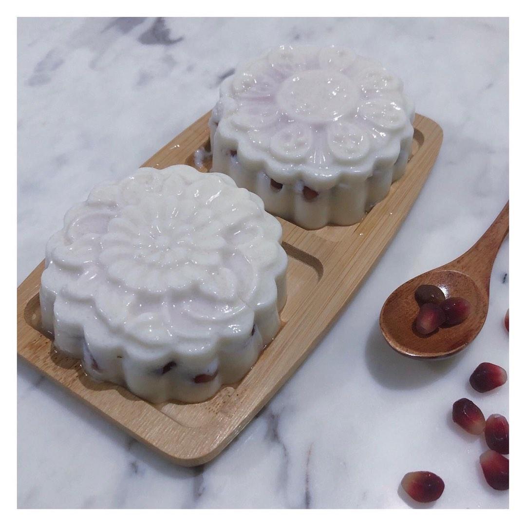 Pomegranate Yogurt Jelly Mooncake, Food & Drinks, Homemade Bakes on