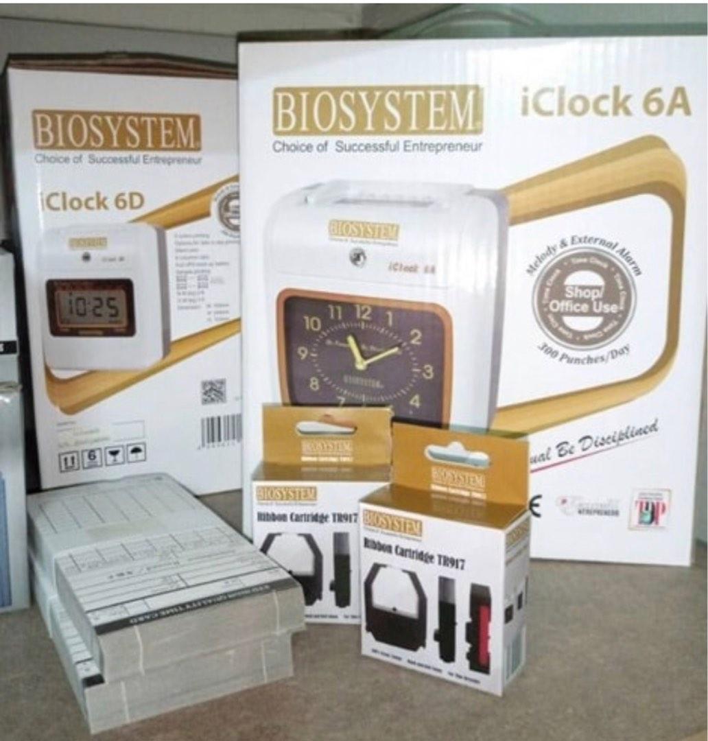 Punch card clock, Furniture & Home Living, Home Decor, Clocks on Carousell