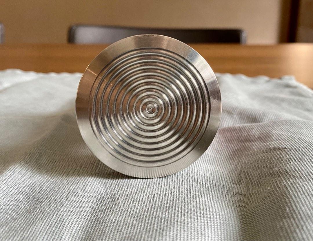 reg barber 58mm stainless steel tamper