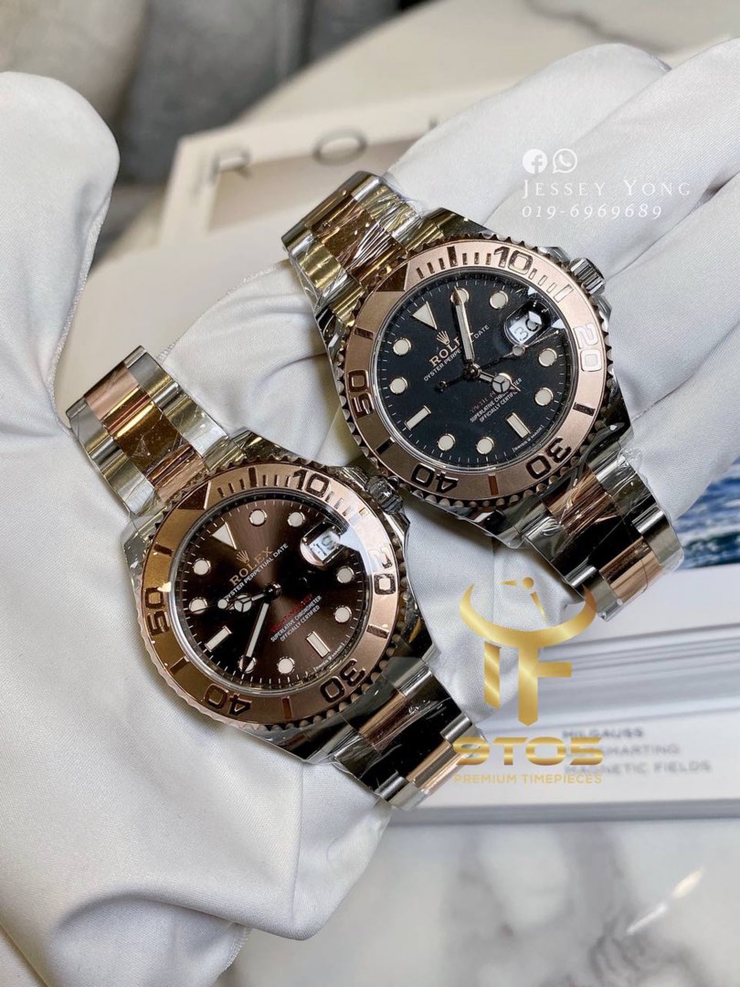 Yacht master 37 rose gold sales